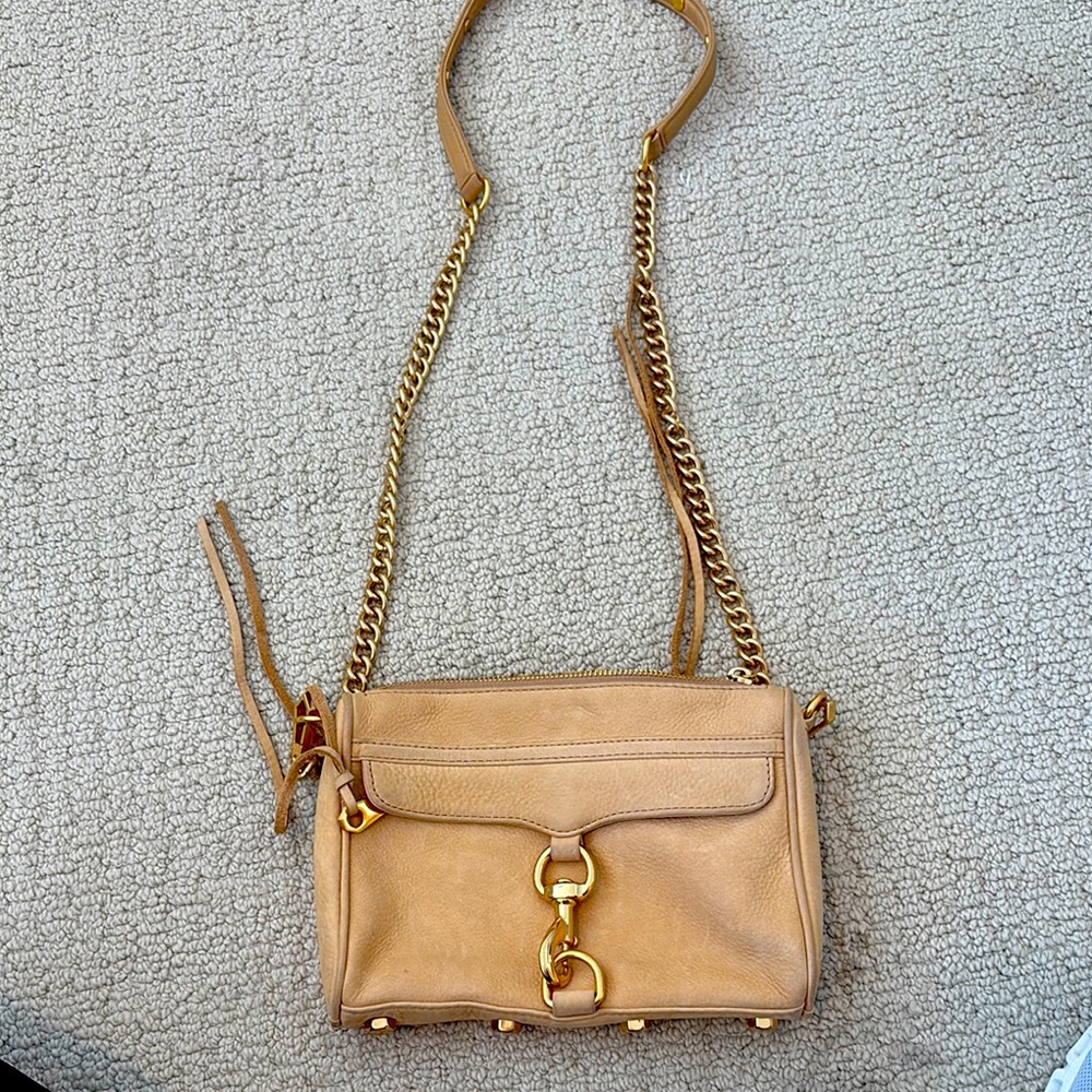 Rebecca Minkoff Tan Leather Crossbody Bag